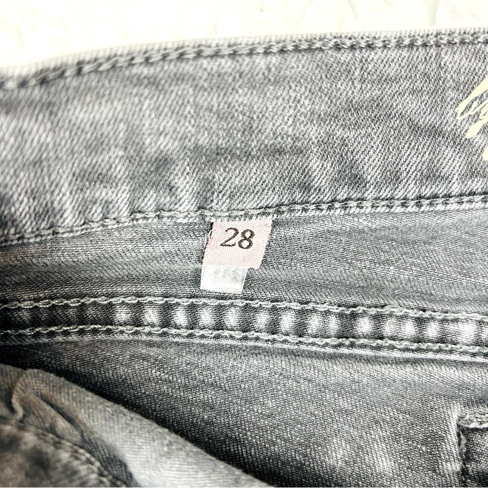 Juicy Couture Women's Gray Low Rise Skinny Jeans Stretch Denim Size 28 - Picture 5 of 6